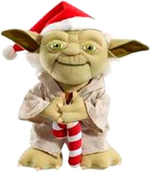 Фигурка Star Wars - Yoda Santa (Talking Plush)